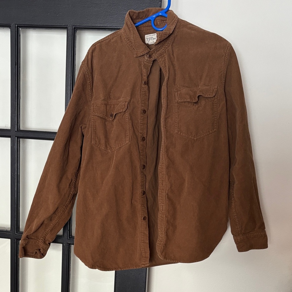 J. Crew Brown Corduroy Shirt